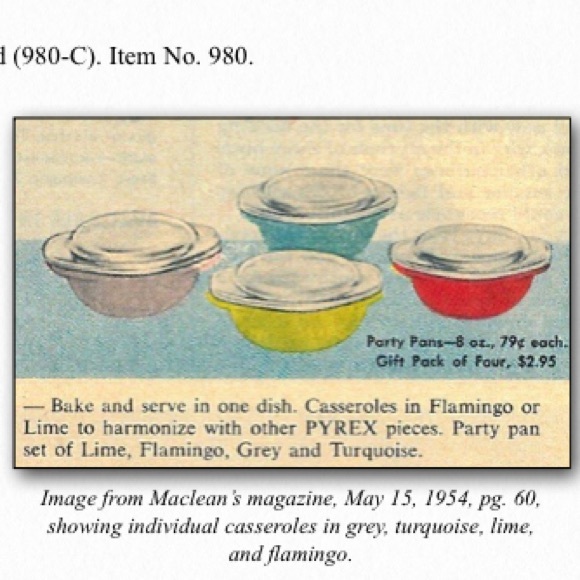 Set of 4 Vintage Pyrex 080s Individual casseroles with ALL 4 lids - Picture 15 of 16